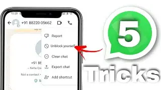 WhatsApp 5 Tricks || Tech invert