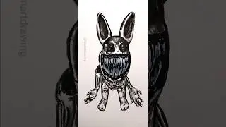 Stickman to Monster Rabbit / Drawing Zoonomaly