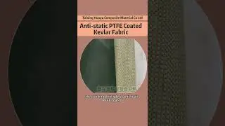 Anti static PTFE Coated Kevlar Fabric