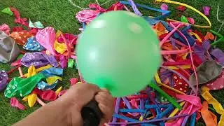 Mainan balloon warna warni ASMR, Balloon panjang, balloon doll kadot, balloon happy birthday 