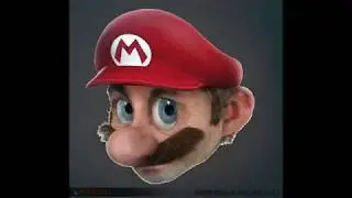Cursed Mario images with Minecraft cave sounds