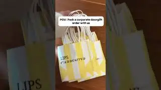 Pack a Corporate Doorgift With Us: ASMR | Lips Carpenter
