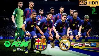 El Cl&aacute;sico Barcelona Dream Team vs Real Madrid 🔥 Super Cup Final | FC 26 PS5 Pro 4K HDR #fc26 #ps5