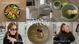 Vlog semanal: volviendo a la rutina saludable, compras, recetas, haul & más