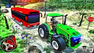 Offroad Tractor Pulling USA Driver - Real Cargo Chained Truck Towing Rescue 3D - Android Gameplay