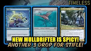 New Mulldrifter Is Spicy! Another 3 Drop For The Stifle Deck! | Timeless BO3 Ranked | MTG Arena