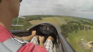 Schleicher ASK 13 Launch and quick landing practice