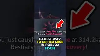 The BEST METHOD To Get SEA MINES In Roblox Fisch