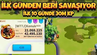 A&ccedil;ıldığı İlk G&uuml;nden Beri Savaşan Hesap - Rise of Kingdoms