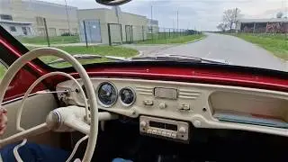 1959-1971 Skoda Octavia [1.2l, 45 HP] POV Test drive (Amazing classic, First production Octavia!)