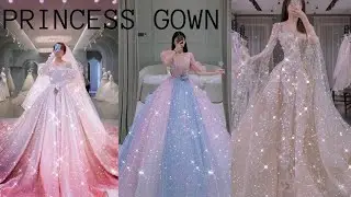princess gown dress | princess dress dps | fairy beautiful dress | learn with Benish