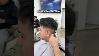Mid Skin Fade Tutorial❤️&zwj;🔥 #beginnerbarber #haircuttutorial #tutorial #midfade #fade #skinfade