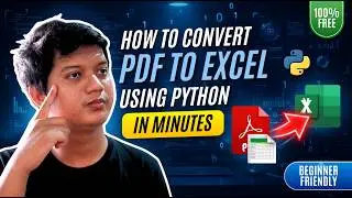 How to Convert PDF to Excel Using Python in Minutes