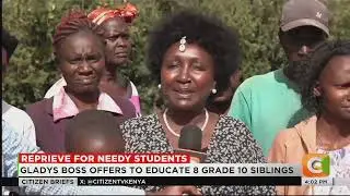 Eldoret family of eight children receives scholarships to return to school