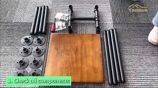 Yoomuu Industrial Bar Stools Assembly Guide
