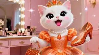 Naughty Kitten Tries Makeup for the First Time | Mother-Daughter Love 💖🐱 #kittens #cartoon #cat