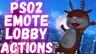 PSO2 616: Dance 59 Emote lobby Action