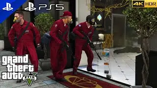 GTA 5 (PS5) Mission #14 - The Jewel Store Job [100% Gold Medal Walkthrough] 4K HDR 60fps