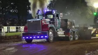 Hard Charging Hot Rod Semi Trucks Pulling AT Shippensburg