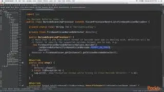 Machine Learning Android App development ML Kit: Implement Barcode Scan Device | packtpub.com