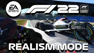 F1 22 GAMEPLAY - REALISM MODE, FULL IMMERSIVE MODE AND WET WEATHER - PART 1