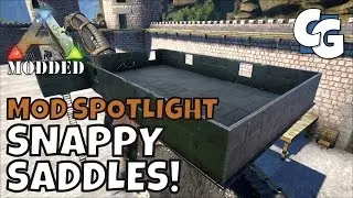 Modded ARK: Survival Evolved - Snappy Saddles Mod! - S1E29 - Single Player Gameplay