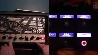 Line 6 HX Effects and EVH 5150 III - Channel Switching