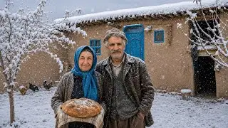 Снежное деревенское утро ❄️ | Свежий хлеб и простая жизнь с деревенской парой