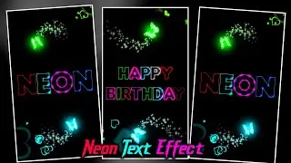 Neon Text Effect Alight Motion | How To Create Neon Lyrics | Prs Editing
