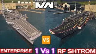 Assault Carrier- USS Enterprise Vs RF Shtorm Modern Warships