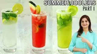 Refreshing Summer Drinks Part 1 - Easy To Make Summer Coolers | Kanak's Kitchen