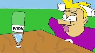 Rayman hace el Bottle Flip Challenge