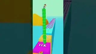 Cube Surfer Game # Shorts