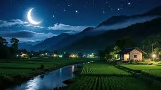 Peaceful Night 🌓 Healing of Stress,Anxiety and Depressive States,Relaxing ,Overthinking Sleep Day