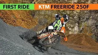 First Ride: KTM Freeride 250F 2018, ridden at EnduroGP Germany Extreme Test area