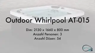 Outdoor Whirlpool / Aussenwhirlpool Modell AT-015