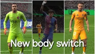 New body switch and fix all bug fifa16 mod fc26