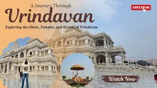 Delhi to Vrindavan Dham | A Day in Vrindavan: Devotion, Darshan, and Delicious Street Food! 🌸✨