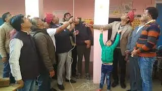 26.01.2020 Gantantra Divas Par Dhawajarohan Karte Sanstha Pradhan Sh. Sudhanram and Kherla Sarpanch