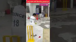 Leg spin ball Bowling practice #youtubeshorts #shorts​ #cricket​ #bowling