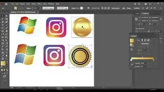 illustrator | Basic gradient | window log  | stamp art | golden art | color art | Instagram logo