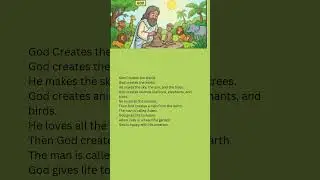 Learn French easily with a simple Bible story: The Creation of the World, Adam and Eve