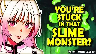 Yandere Witch Catches You Stuck in Slime, Trying to Escape!💚[Soft Yandere ASMR RP] [Binaural] [F4A]