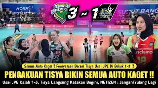 🔴SEMUA AUTO TERKEJUT! Umpan Jadi Sorotan, Tisya Amalya Putri Mengaku Tak Maksimal Saat JPE Kalah 1-3