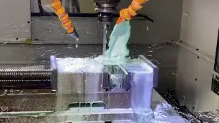 CNC frezede ön delik ve delik delme işlemi 