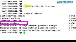 How to set  the expiry date for a user in  Redhat Linux?