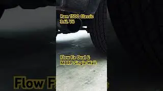 Flow Fx by Flowmaster Ram 1500 Classic V6 3.6L #flowmaster #mbrp #ram1500classic #carexhaust