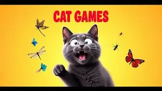 고양이 게임 마우스 광기 & 곤충의 즐거움 🐛 Game For Cat 🐾 Vol 102 | 4K 60 FPS