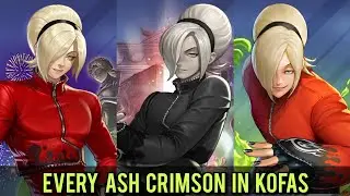 ASH CRIMSON | EVERY VERSION | MOVES, ULTIMATES, MUSIC AND VOICE LINES | King of Fighters Allstars