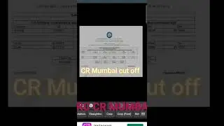 #RRC_CR_mumbai #DVresults